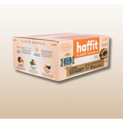Haffit plněné granule škvarky 3 kg