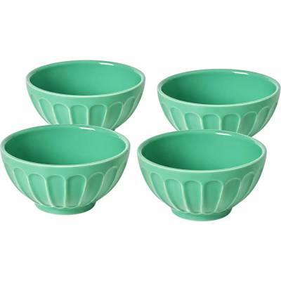 Costa Nova Set čtyř zelených misek LATTE BOWLS 13 cm