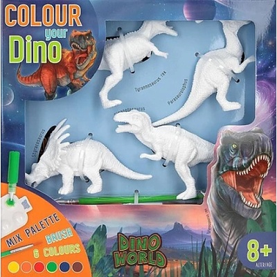 Tvorivá sada na maľovanie dinosaurov Dino World -