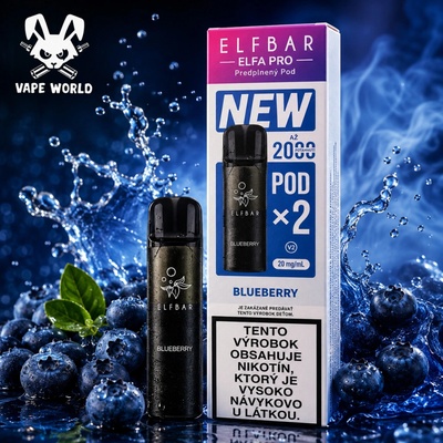 ELF BAR ElfBar Elfa Pro V2 cartridge Blueberry 2 x 2 ml 20 mg