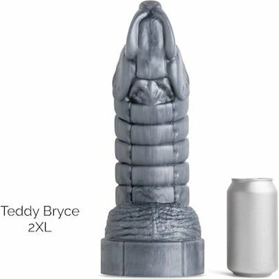 Mr. Hankey’s Toys Teddy Bryce XX-Large prémiové silikónové dildo s Vac-U-Lock 33,5 x 6,6–10,1 cm