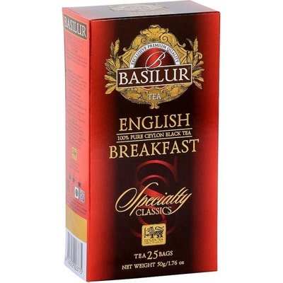 Basilur Černý čaj Specialty English Breakfast porcovaný bez přeb25 ks