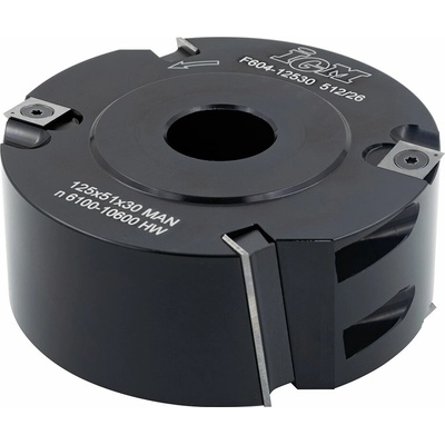 IGM F604 Falcovací fréza šikmé zuby MAN - D125x50 d30 Z2 V4 ALU