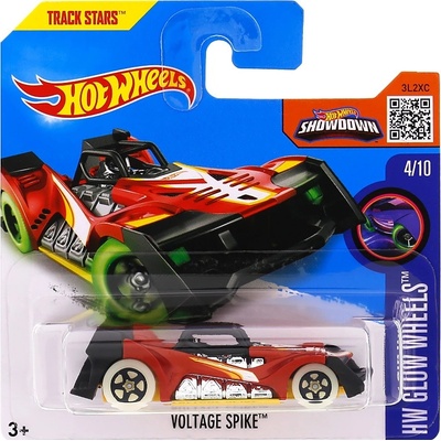 Mattel Hot Wheels 4/10 GLOW WHEELS Voltage Spike