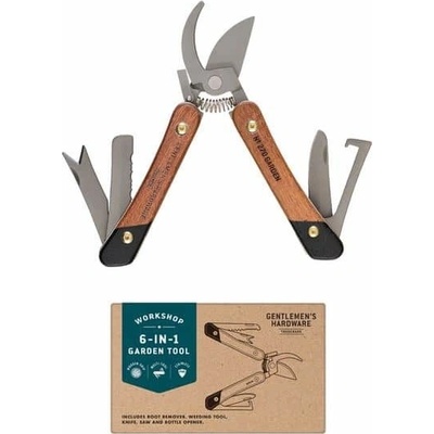 GENTLEMEN'S HARDWARE Multifunkčné záhradnícke nožnice 6 v 1