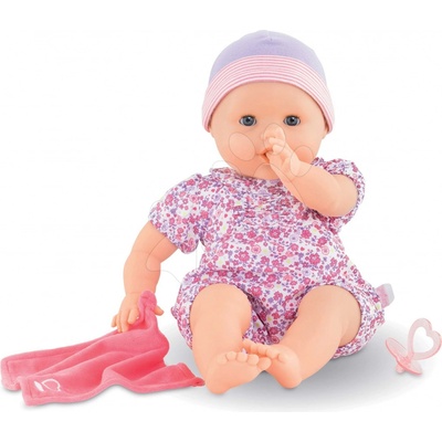 Corolle Bábika cmúľajúca prst Emilie Sucks Her Thumb Mon Grand Poupon 36 cm s modrými klipkajúcimi ocami
