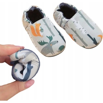 Detské papuče pre bábätká elastické ohybné barefoot