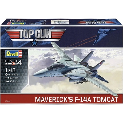 Revell F-1:4 A Tomcat Top Gun - Plastiková stavebnice měřítko 1:48 97 dílů