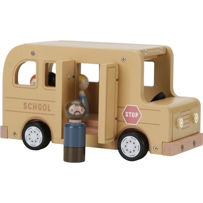 Little Dutch školní autobus s figurkami dřevěný