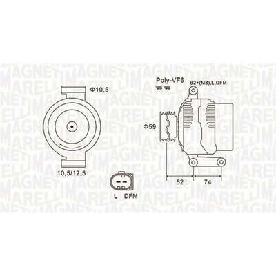 generátor MAGNETI MARELLI 063731928010