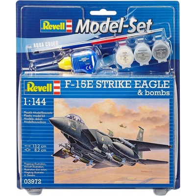 Revell F-15E Strike Eagle & Bombs Model Set 1:144