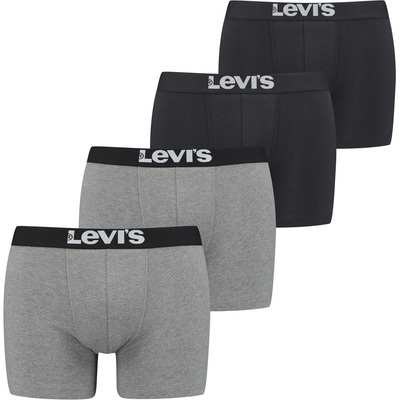 Levis Boxerky SOLID BASIC BRIEF PACK X6 Černá – Hledejceny.cz