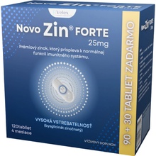 Velex NOVO Zin FORTE 25 mg 90+30 kapsúl
