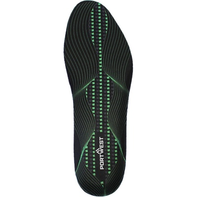 PORTWEST Vložky gelové Cushion & Arch Support FC82 POR-FC82BGNS S Černá/zelená