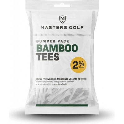 Masters Golf Bamboo Tees 2 3/4 Bumper Bag 110ks bílá – Hledejceny.cz