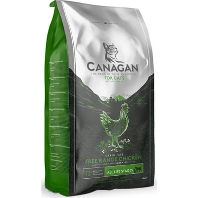 CANAGAN Cat Free-Range Chicken pre mačky, kuracie z voľného výbehu 4 kg