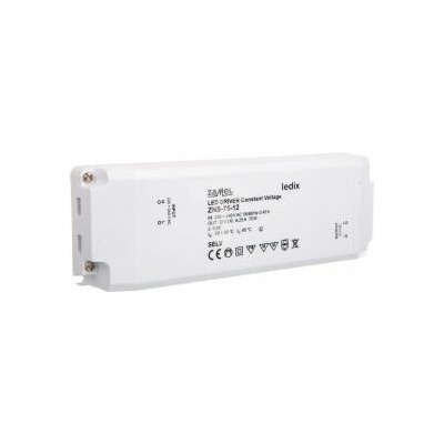 Zamel Napájecí zdroj Slim LED 12V DC 75W ZNS-75-12 (LDX10000141)