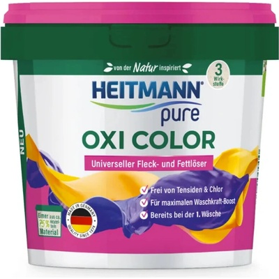 Heitmann Oxi Color odstraňovač skvrn z barevného prádla 500 g