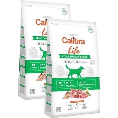 Calibra Dog Life Adult Medium Breed Lamb 14,5 kg