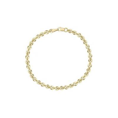 Elements gold Zlatý náramok Stampato Chain GB536
