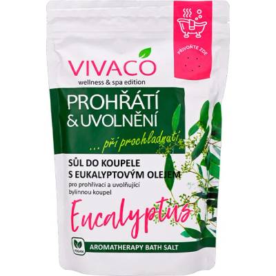 VIVACO Vivapharm Sůl do koupele prohřátí a uvolnění 1000 g – Hledejceny.cz