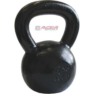 Acra Kettlebell kovový 10 kg