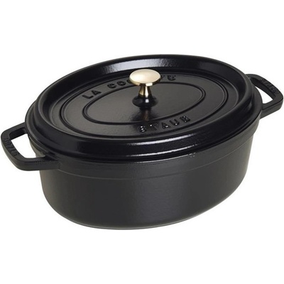 Staub Cocotte Mini hrnec oválný 11 cm 0,25 l černý