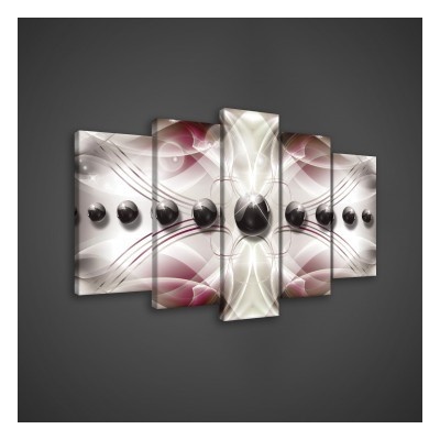 Obraz na plátne viacdielny - OB3547 - 3D gule 100cm x 60cm - S17