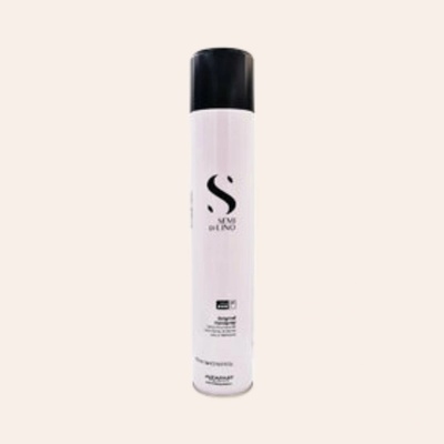 Alfaparf Milano Semi di Lino Style&Care Original Hairspray silný lak na vlasy pro lesk pro všechny typy vlasů 300 ml