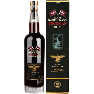 A.H. Riise Royal Danish Navy Frogman Rum 60% 0,7 l (karton)