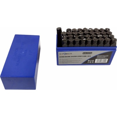 AILEFO Pro-Tech shop Razidla čísel a písmen sada 36ks výška znaku 10mm 67555