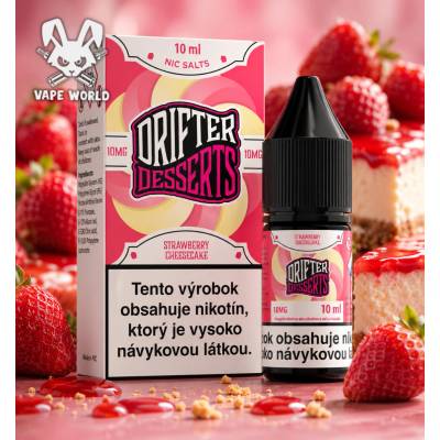 Juice Sauz Drifter Desserts Salts Strawberry Cheesecake 10 ml 10mg