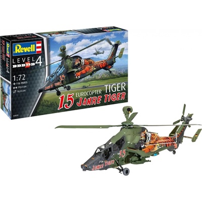 Revell ModelSet vrtulník 63839 Eurocopter Tiger 15 Years Tiger 1:72