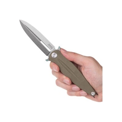 Z400 BB, ANV Knives, Stonewash, G10, Olivový