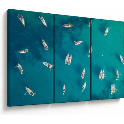 Obraz - Plachetnica, trojdielne 120x80 cm