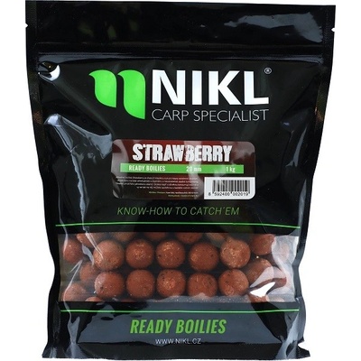 Karel Nikl Hotové Boilies Strawberry 250 g 20 mm – Hledejceny.cz