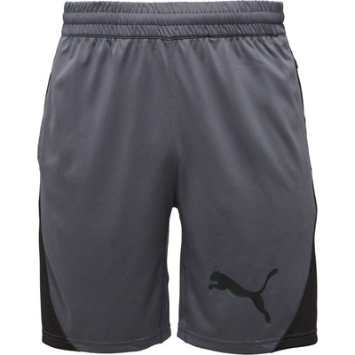 Puma TAD TECH 8" KNIT SHORT tmavo sivá čierna