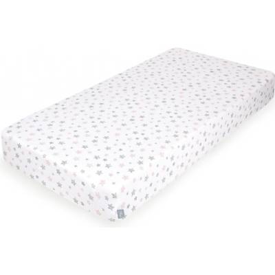 Ceba plachta Žerzej napínacia s gumou Pink Stars 60x120