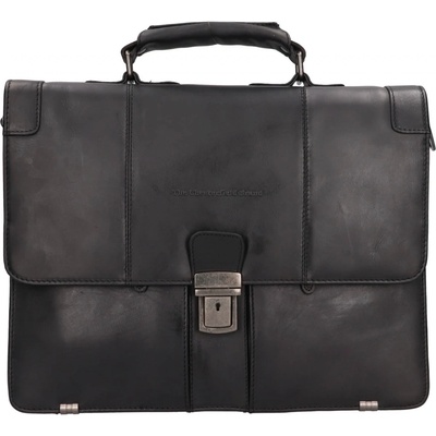 The Chesterfield Brand Kožená aktovka na notebook Stuttgart C40.107100 černá