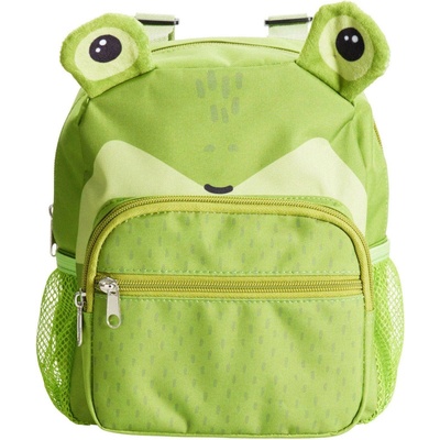 Dětský zelený batoh Zvířátka 3,5L 24,5 cm – Motiv Žába, H&L
