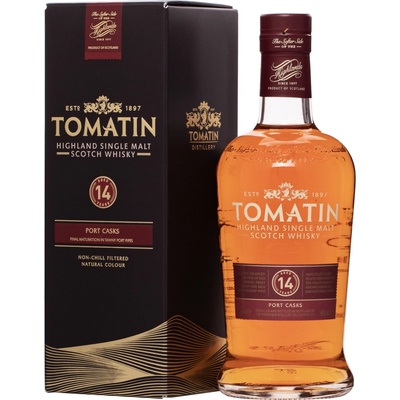 Tomatin 14y 46% 0,7 l (kazeta)