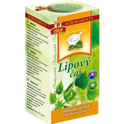 Agrokarpaty čaj lipový 20 x 2 g