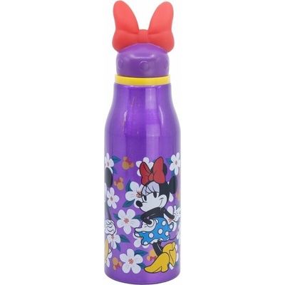 Stor láhev na pití hliníková Minnie 690 ml