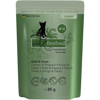 Catz Finefood No.15 kuřecí a bažantí 85 g