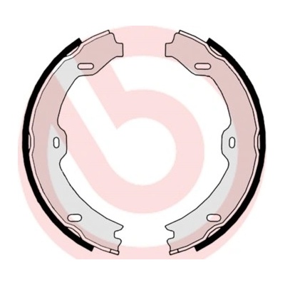 BREMBO Sada brzd. čeľustí parkov. brzdy S50519