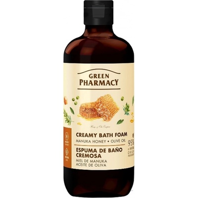 Green Pharmacy Manuka med a olivový olej krémová pěna do koupele 500 ml – Hledejceny.cz