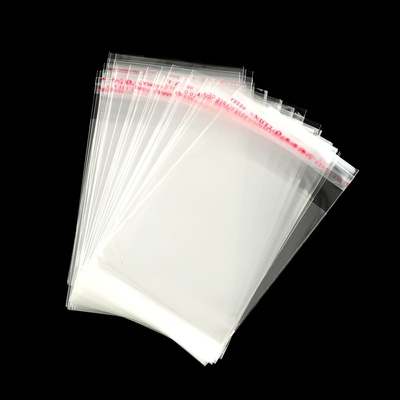 Celofánové sáčky s lepící klopou - transparentní - 12 x 8 cm - 100 ks – Hledejceny.cz