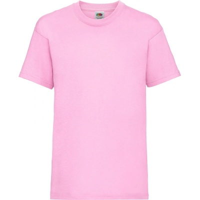 Fruit of the Loom tričko Kids Valueweight T COT-16103304026 Růžová světlá