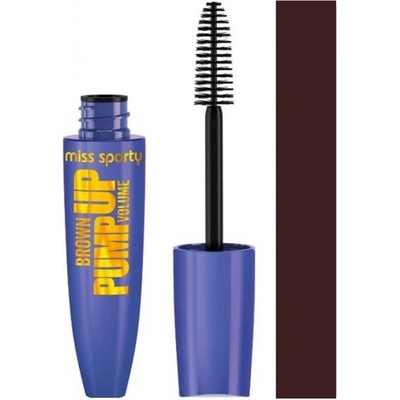 Miss Sporty Pump Up Booster řasenka 002 Brown 12 ml