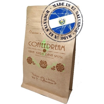 Coffeedream Káva EL Salvador EL Borbollon hrubé mletí frenchpress filtrovaná káva 0,5 kg